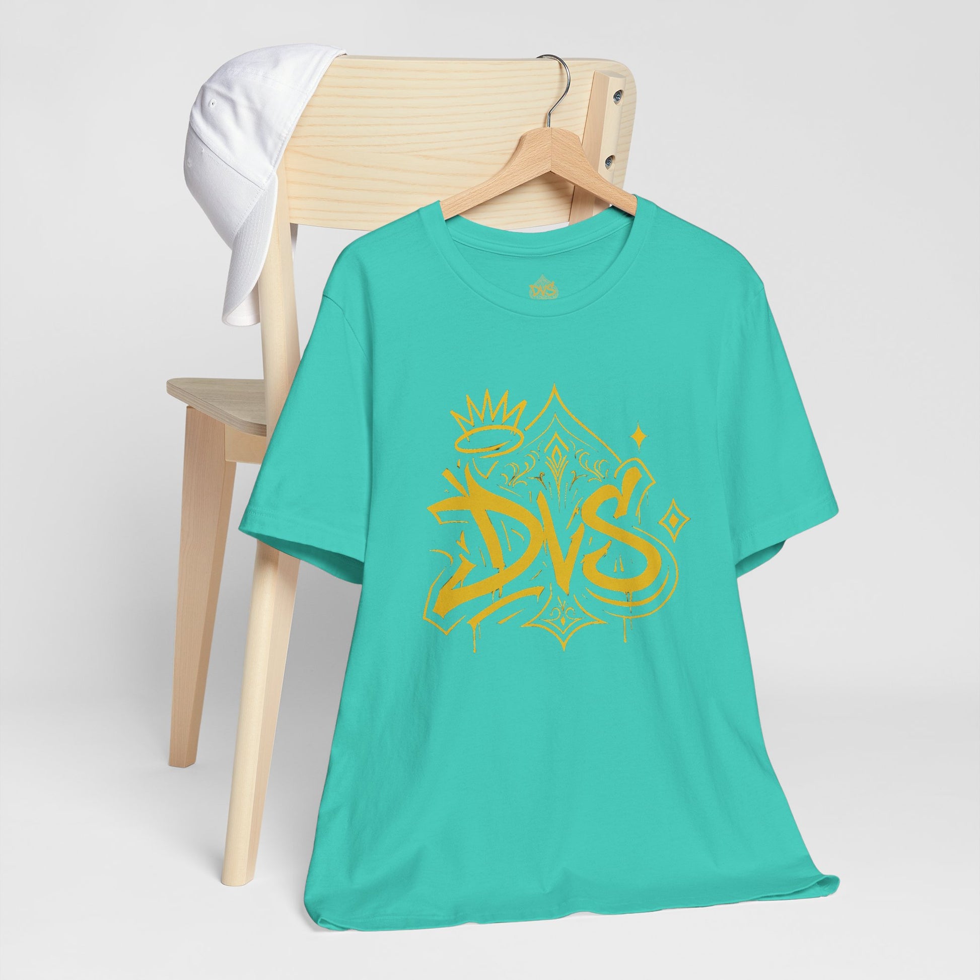 DVS Logo and Crown Graffiti Art Unisex Streetwear Graphic T-Shirt