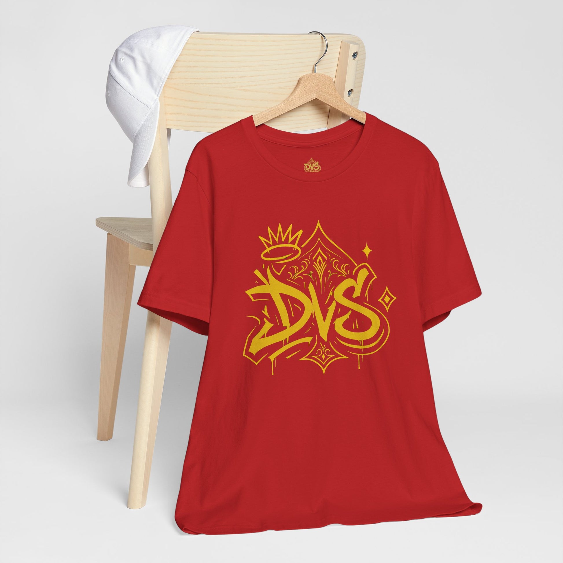 DVS Logo and Crown Graffiti Art Unisex Streetwear Graphic T-Shirt