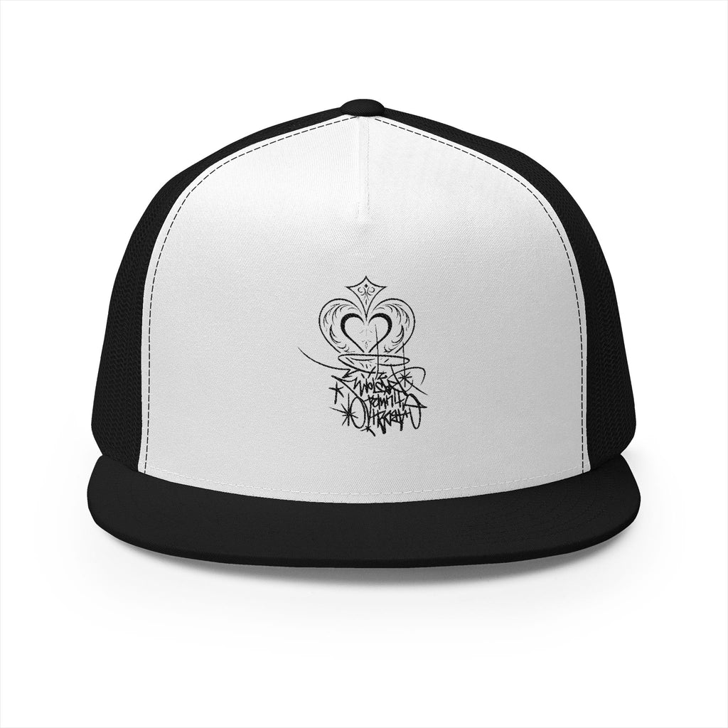 Crown & Heart Embroidered Trucker Cap