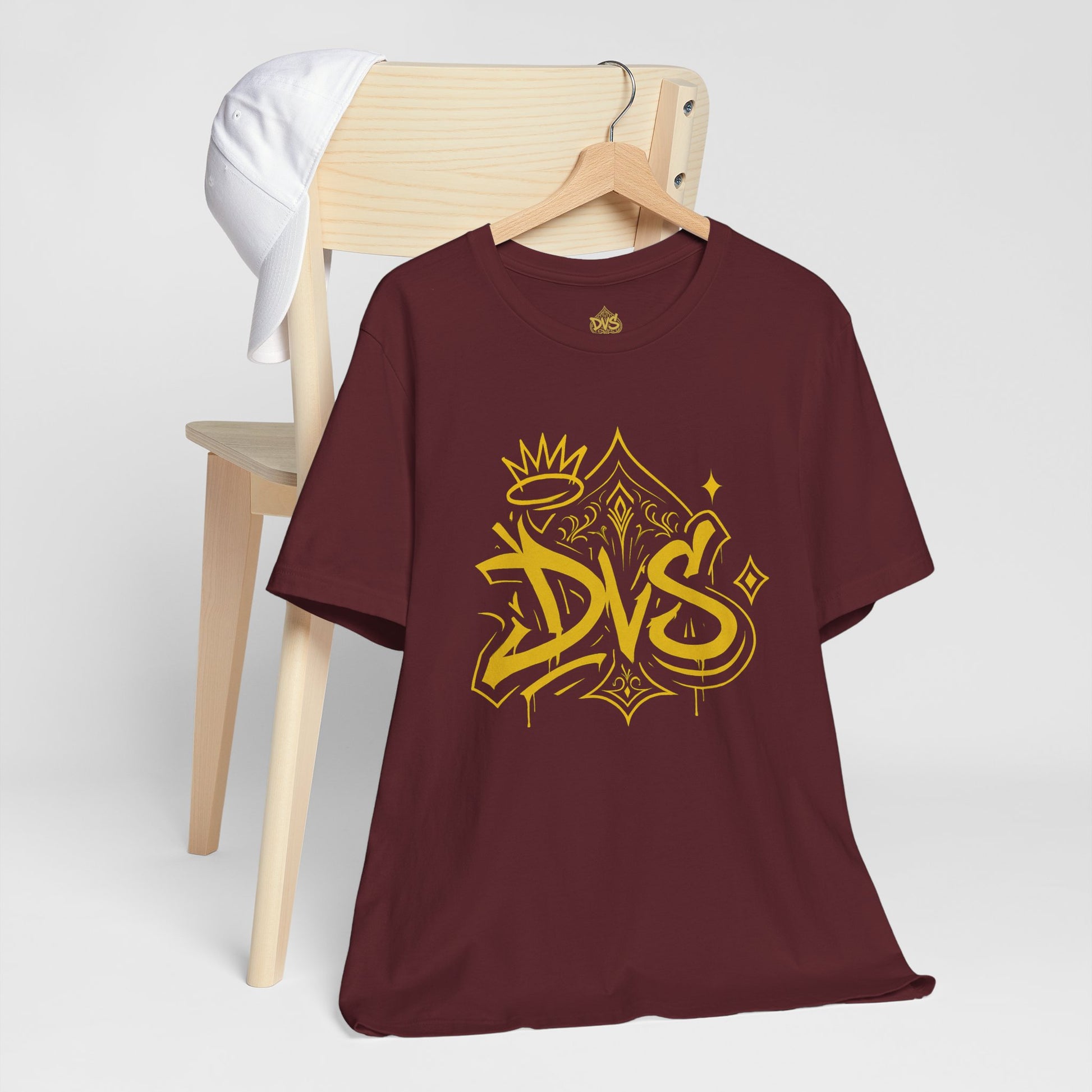 DVS Logo and Crown Graffiti Art Unisex Streetwear Graphic T-Shirt