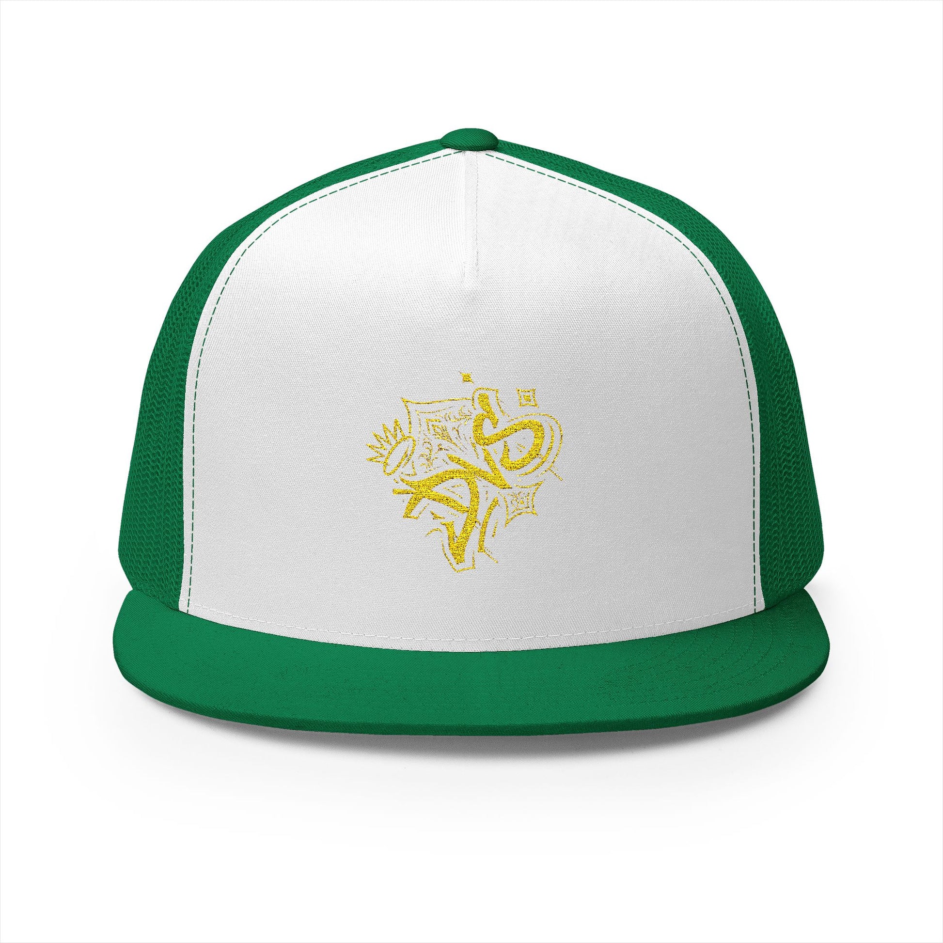 Embroidered 5 Panel Trucker Cap | Trendy Hat for Outdoor Lovers, Gift for Him/Her, Customizable Cap, Summer Style