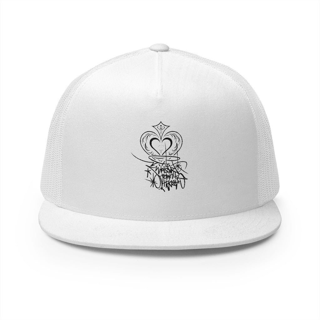 Crown & Heart Embroidered Trucker Cap