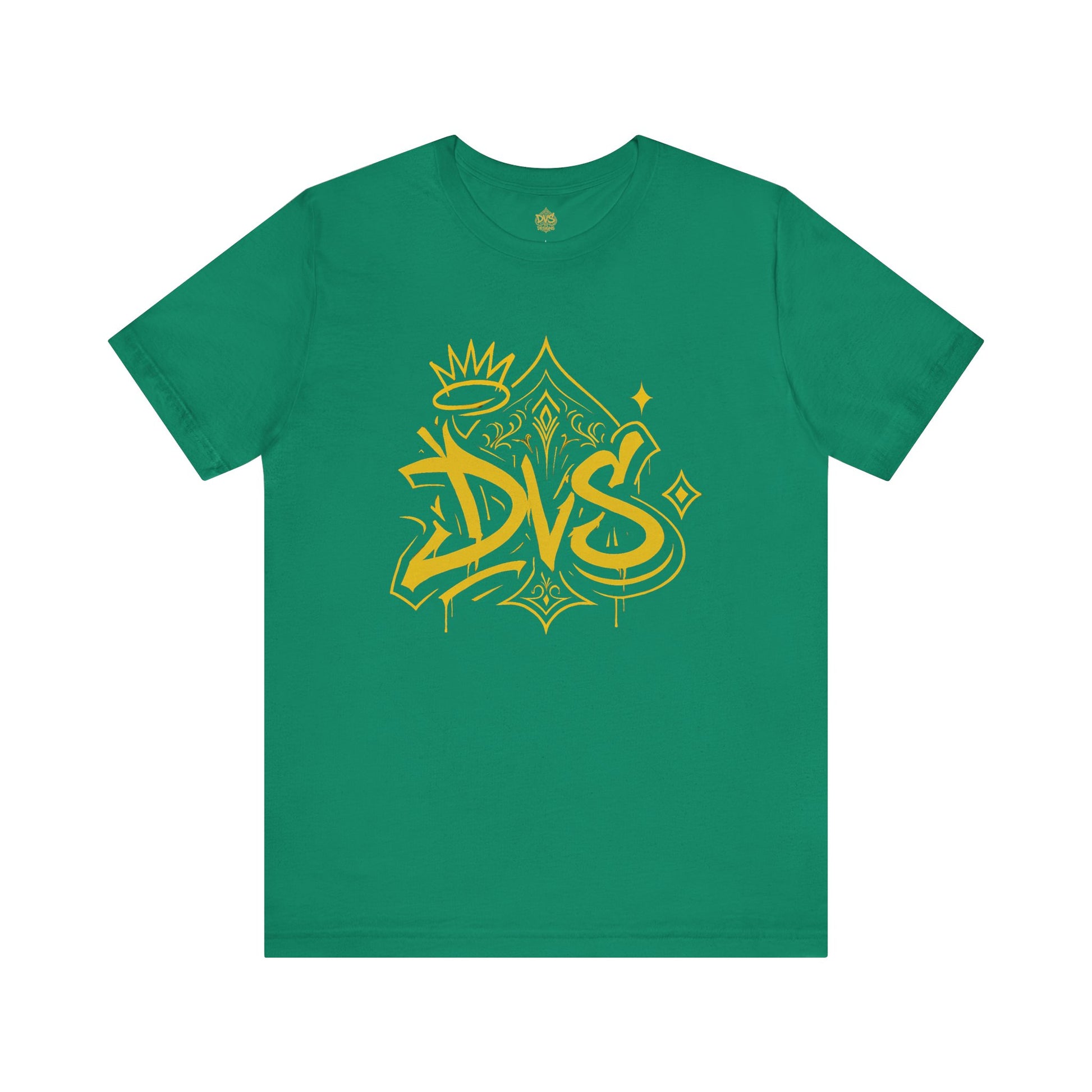 DVS Logo and Crown Graffiti Art Unisex Streetwear Graphic T-Shirt