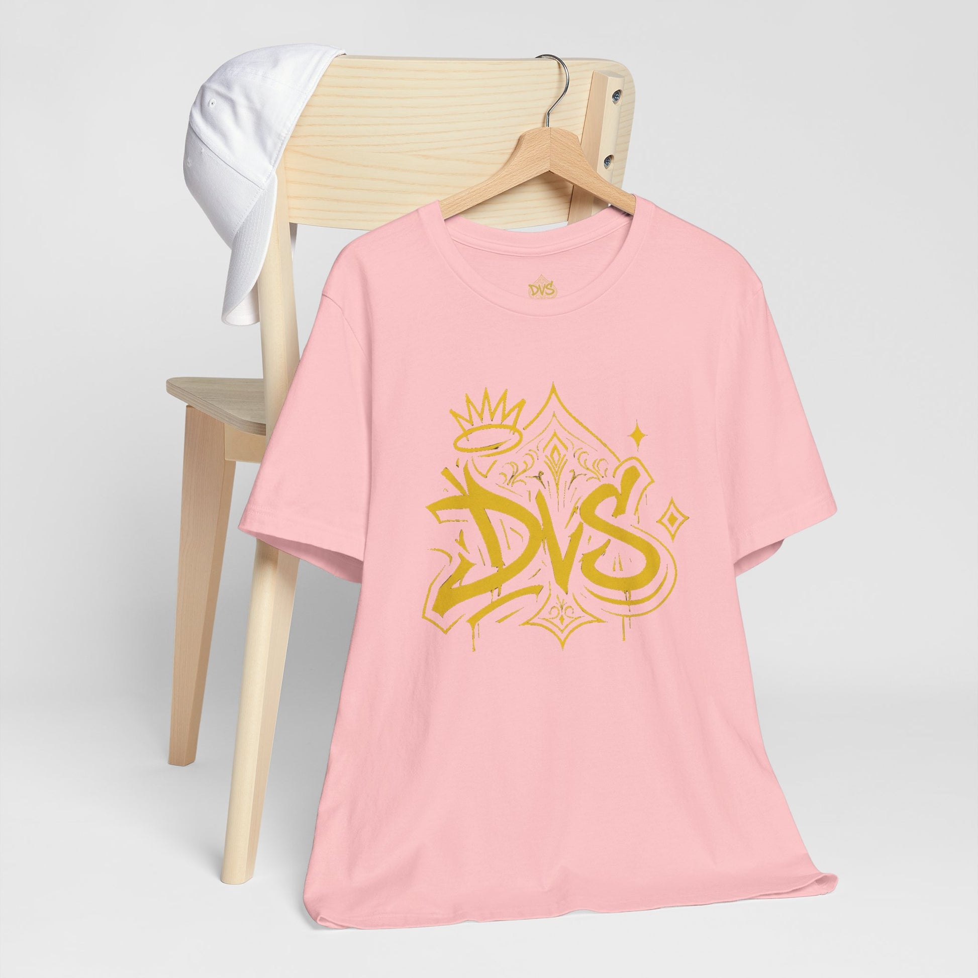 DVS Logo and Crown Graffiti Art Unisex Streetwear Graphic T-Shirt