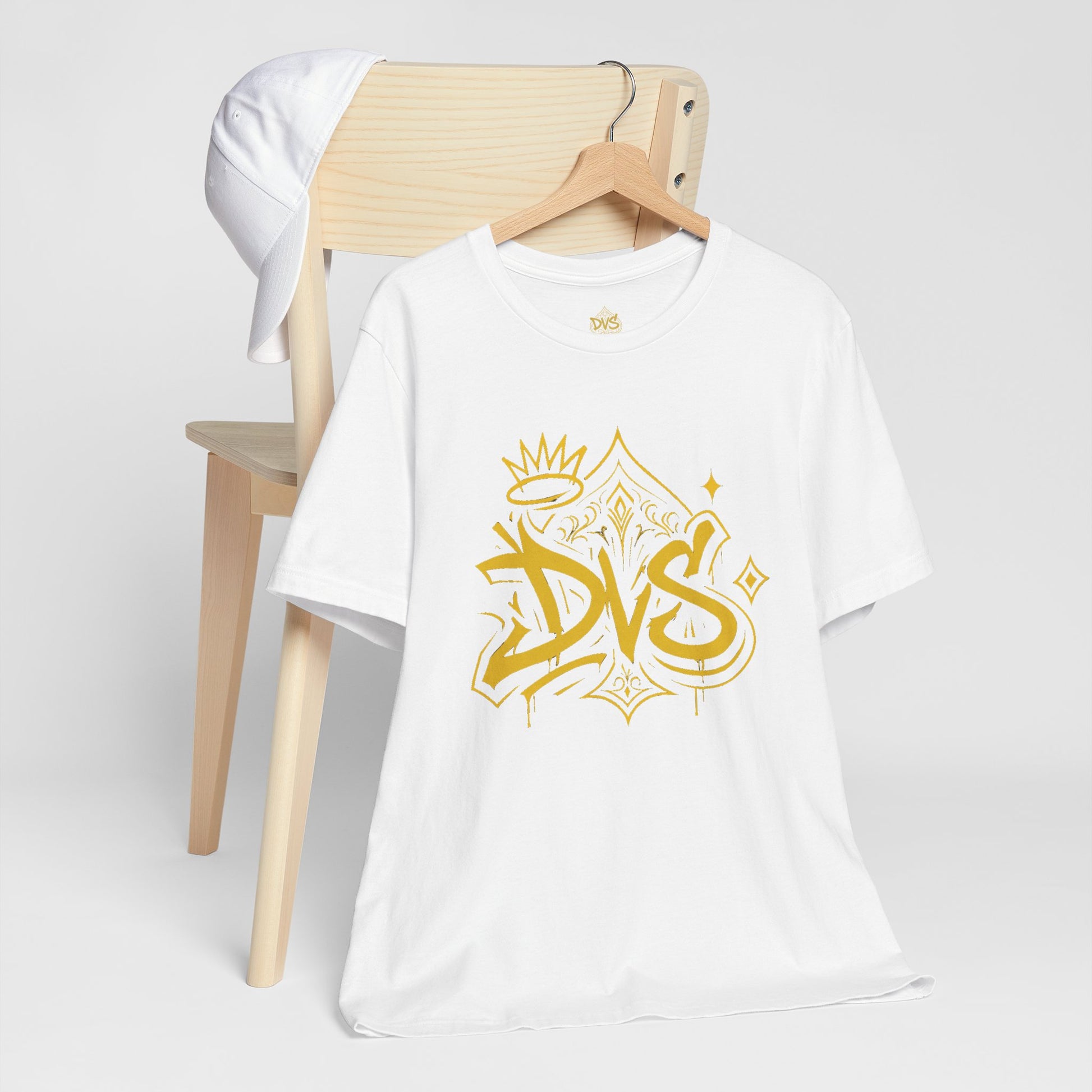 DVS Logo and Crown Graffiti Art Unisex Streetwear Graphic T-Shirt