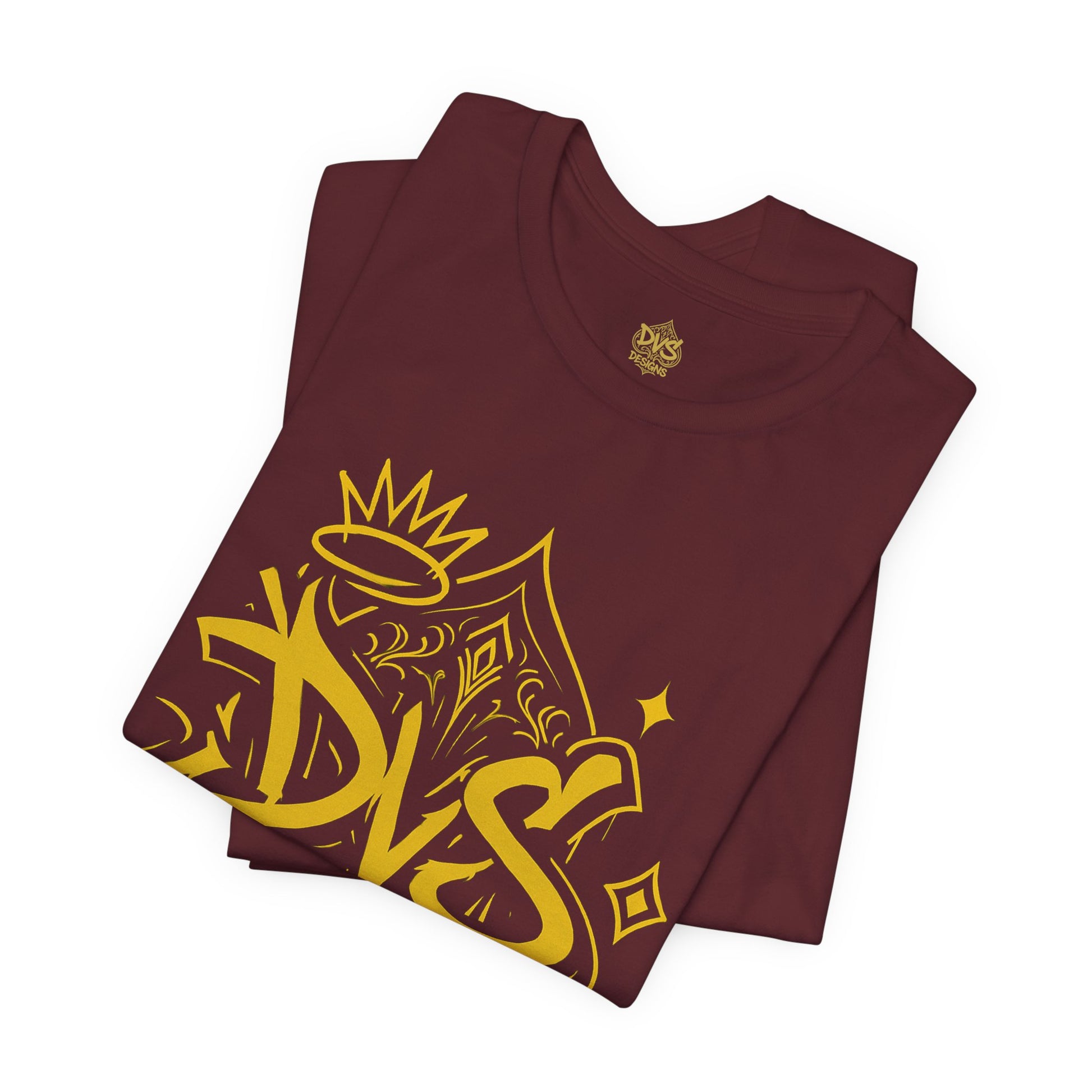 DVS Logo and Crown Graffiti Art Unisex Streetwear Graphic T-Shirt