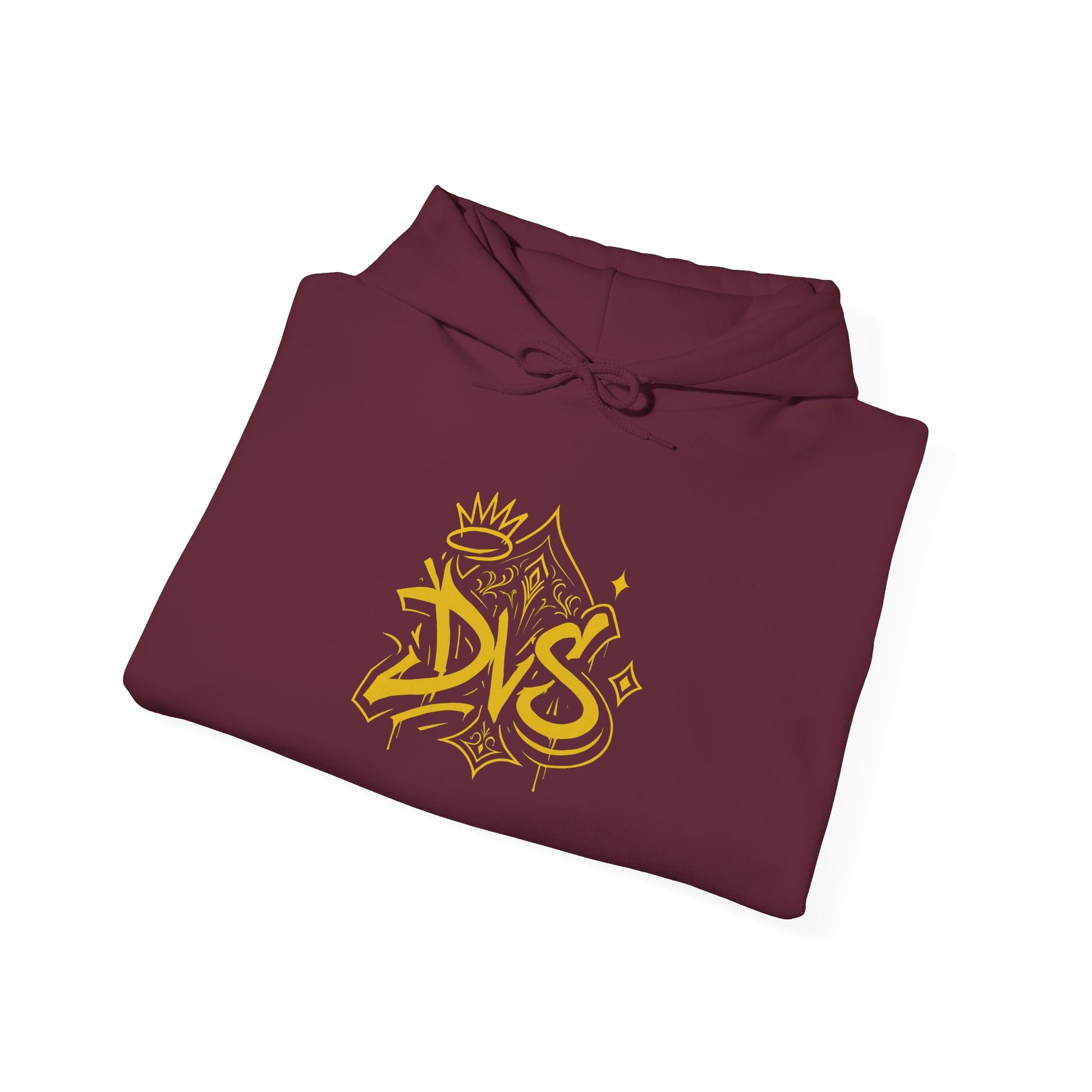 DVS Logo & Crown Graffiti Style Hoodie