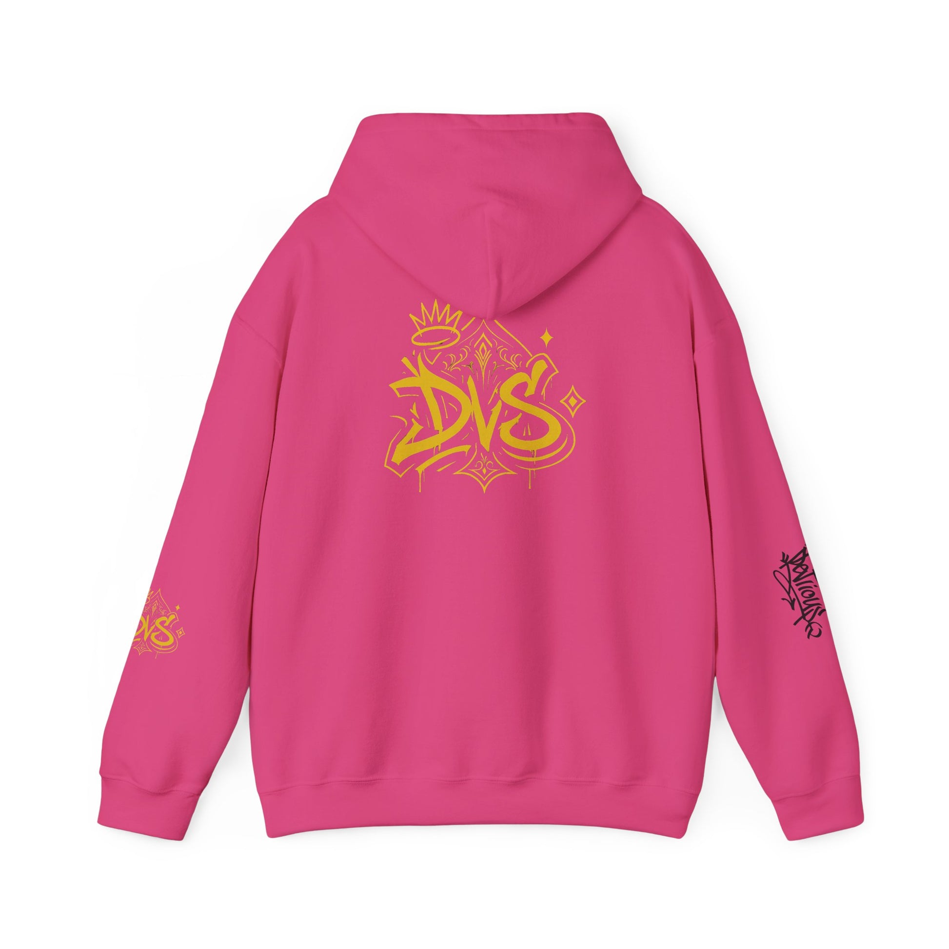 DVS Logo & Crown Graffiti Style Hoodie