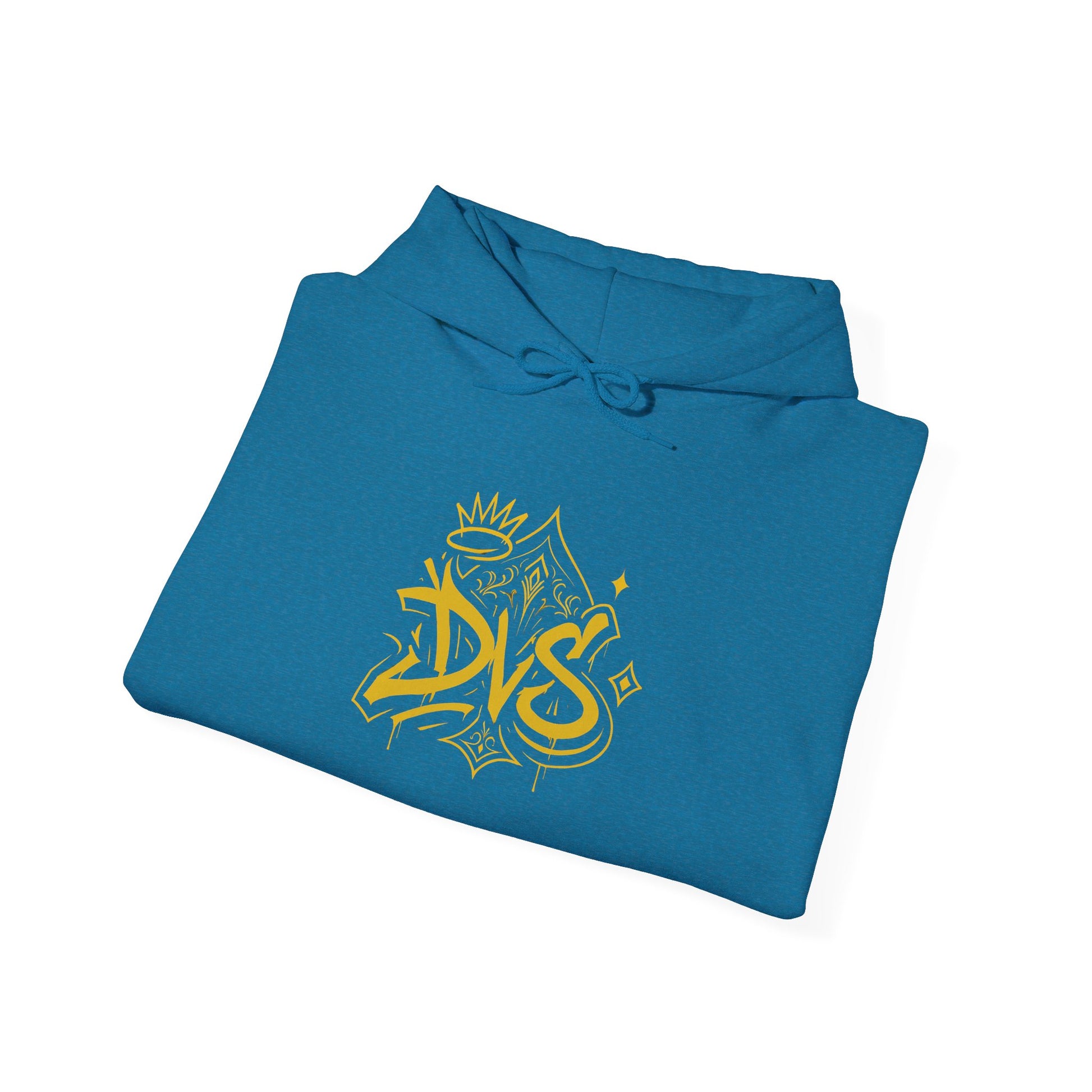 DVS Logo & Crown Graffiti Style Hoodie