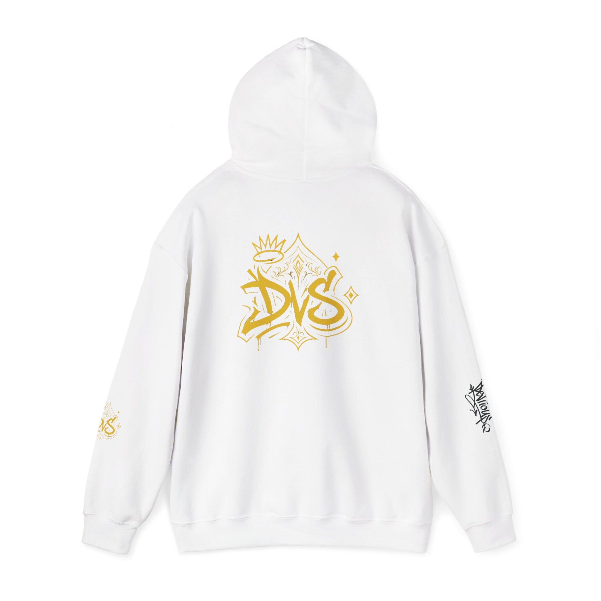 DVS Logo & Crown Graffiti Style Hoodie