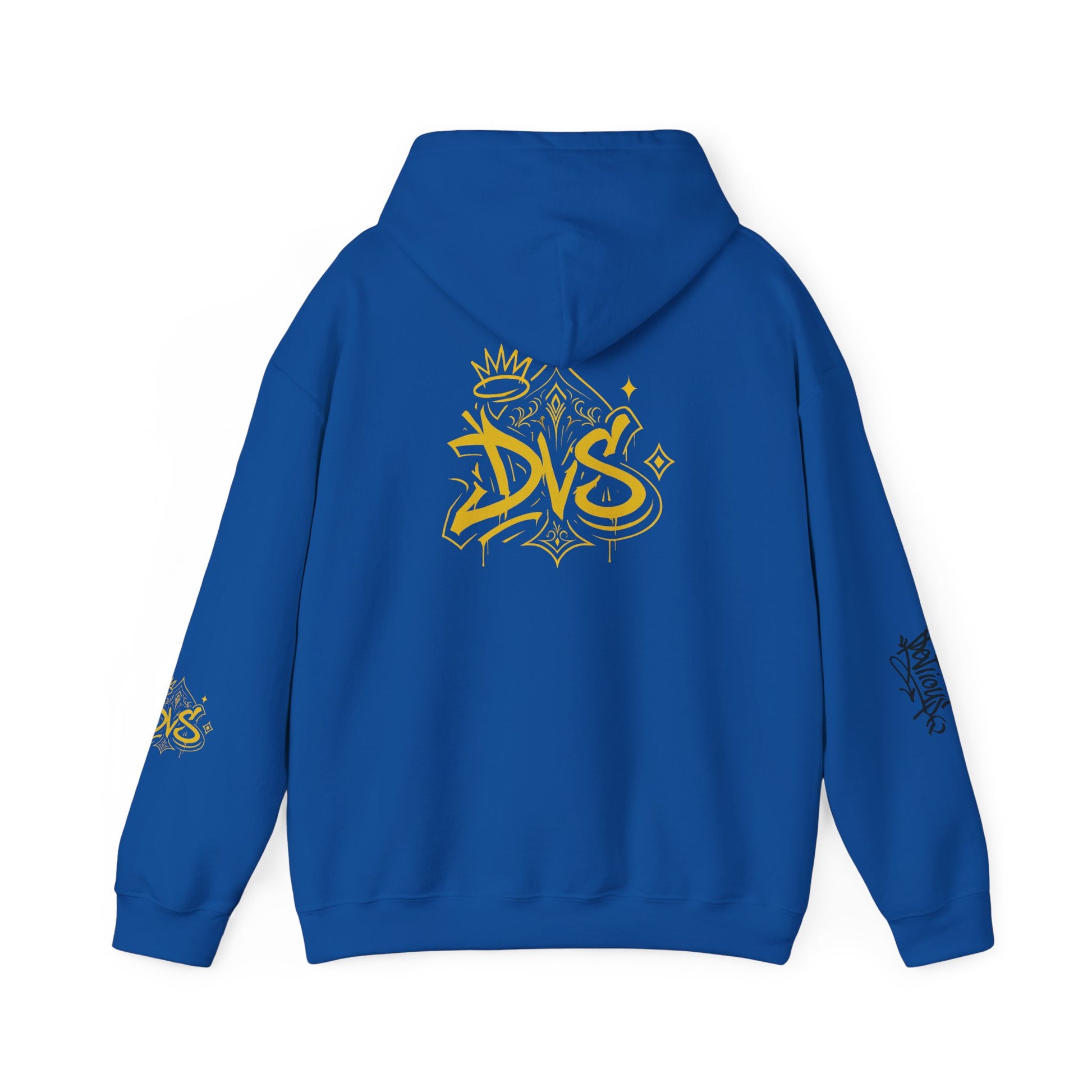 DVS Logo & Crown Graffiti Style Hoodie