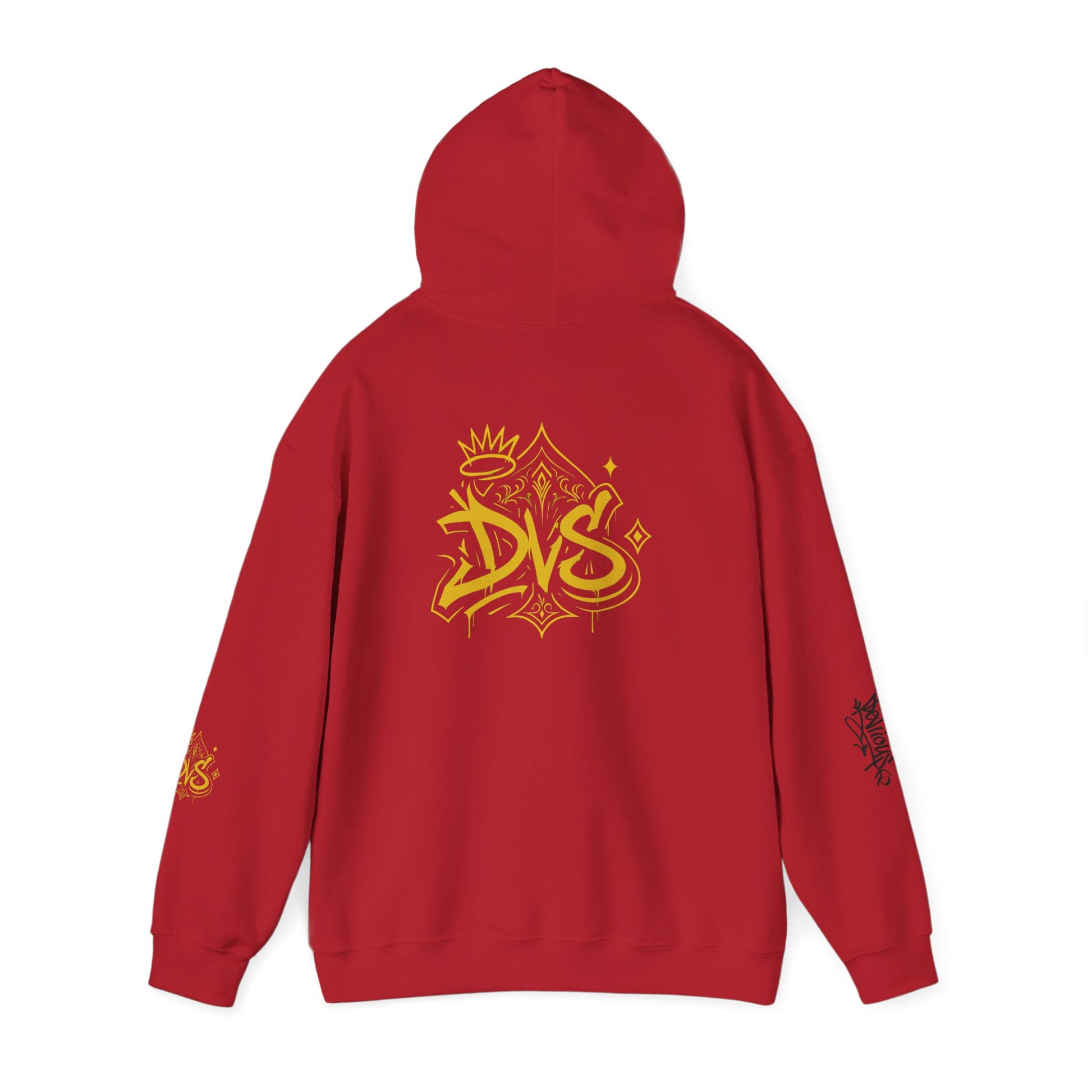 DVS Logo & Crown Graffiti Style Hoodie