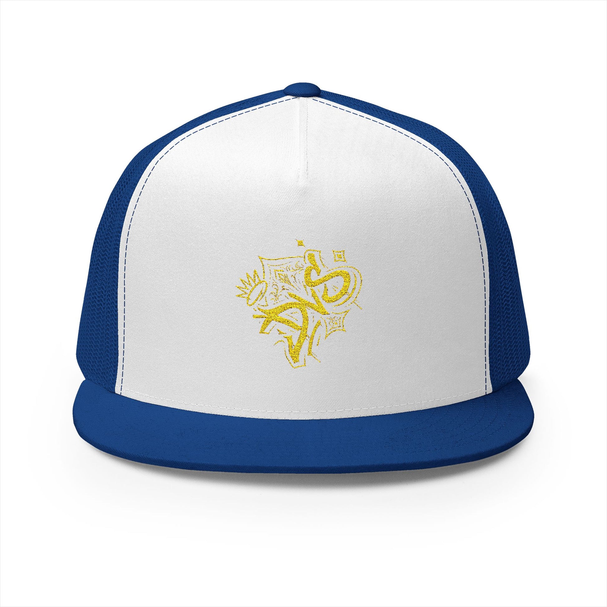 Embroidered 5 Panel Trucker Cap | Trendy Hat for Outdoor Lovers, Gift for Him/Her, Customizable Cap, Summer Style