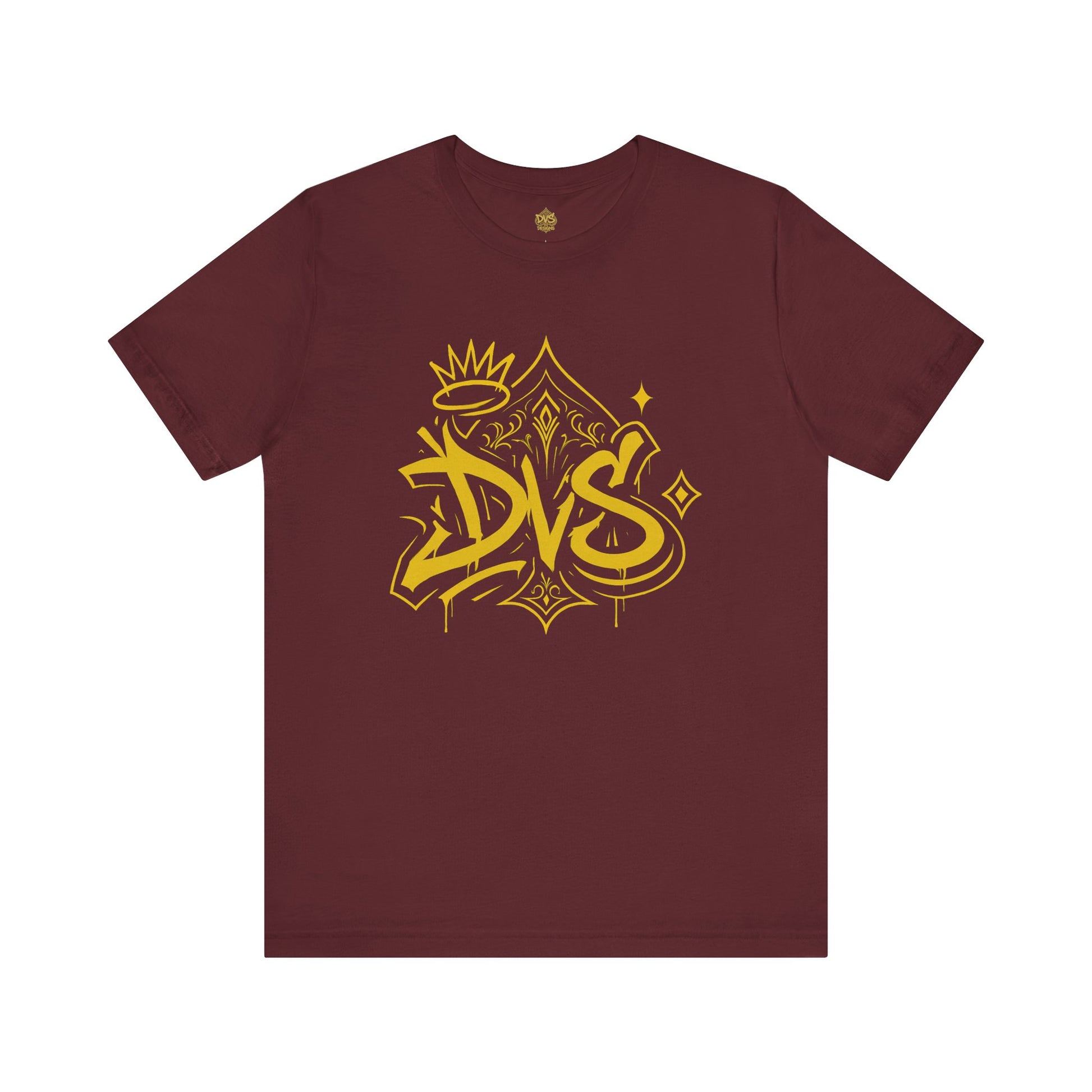 DVS Logo and Crown Graffiti Art Unisex Streetwear Graphic T-Shirt