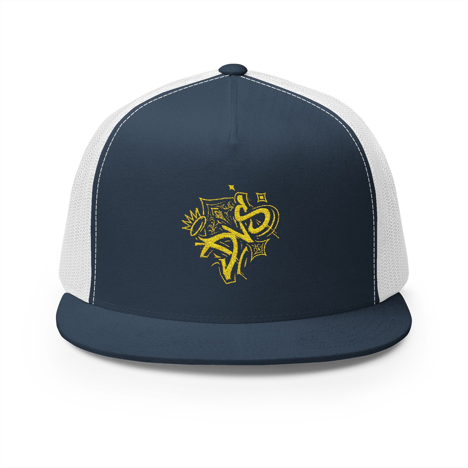 Embroidered 5 Panel Trucker Cap | Trendy Hat for Outdoor Lovers, Gift for Him/Her, Customizable Cap, Summer Style