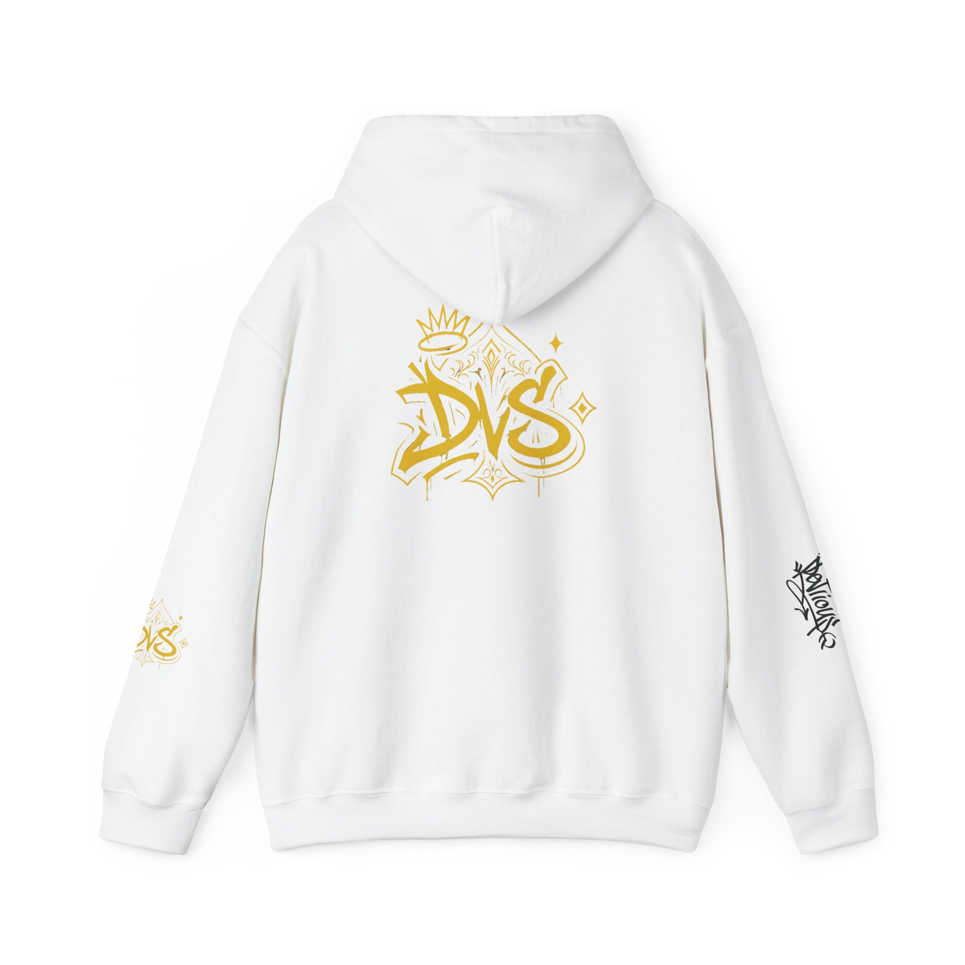 DVS Logo & Crown Graffiti Style Hoodie