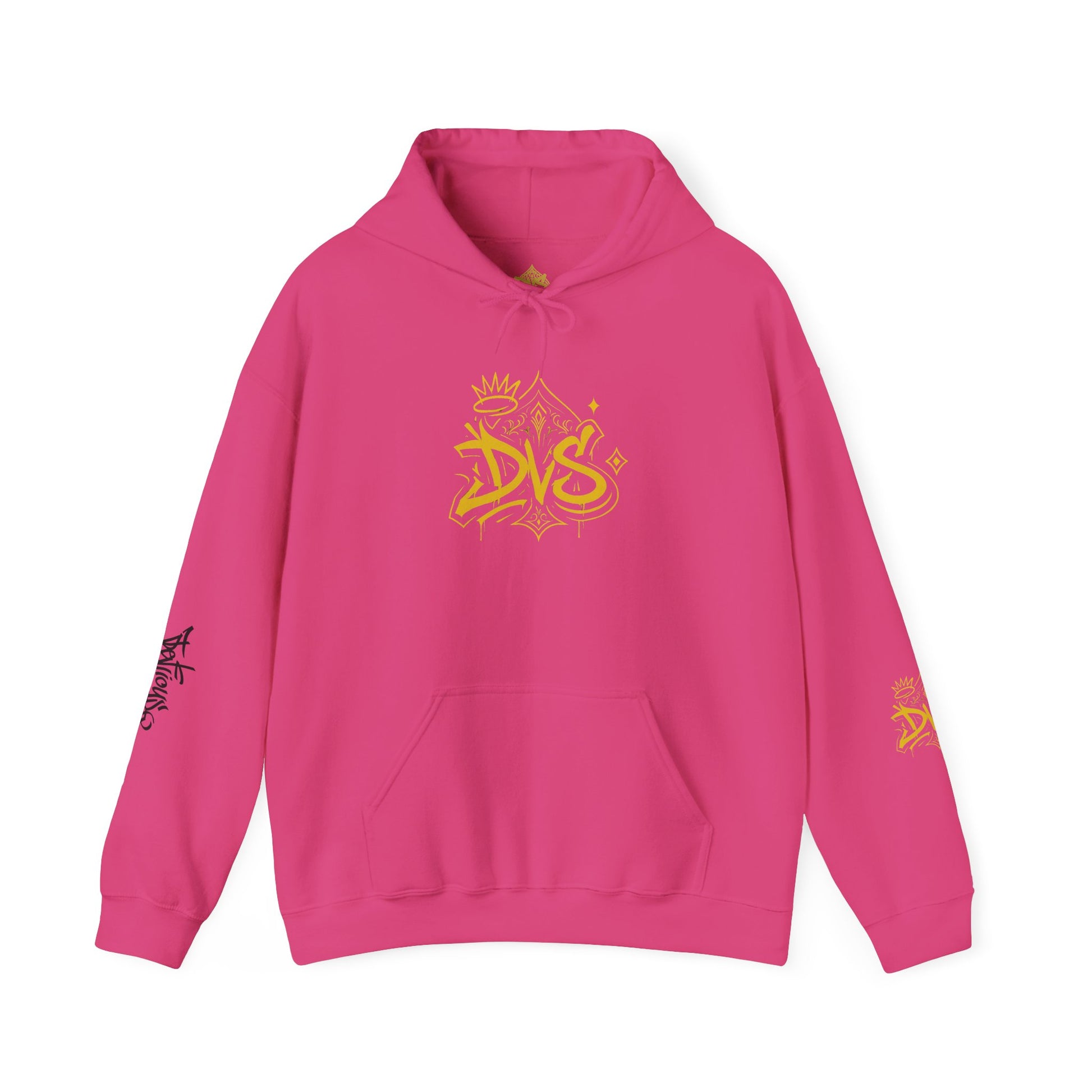 DVS Logo & Crown Graffiti Style Hoodie