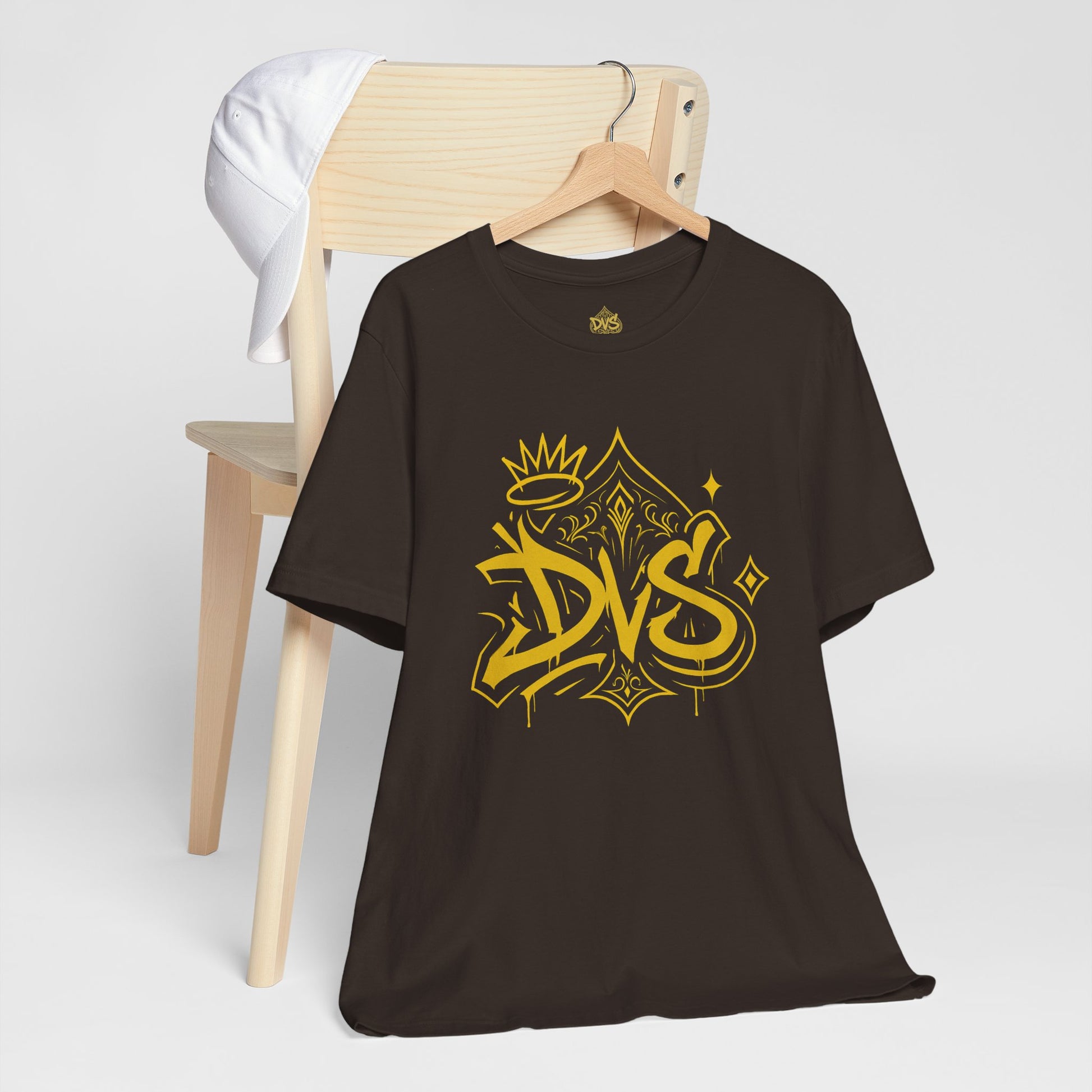 DVS Logo and Crown Graffiti Art Unisex Streetwear Graphic T-Shirt
