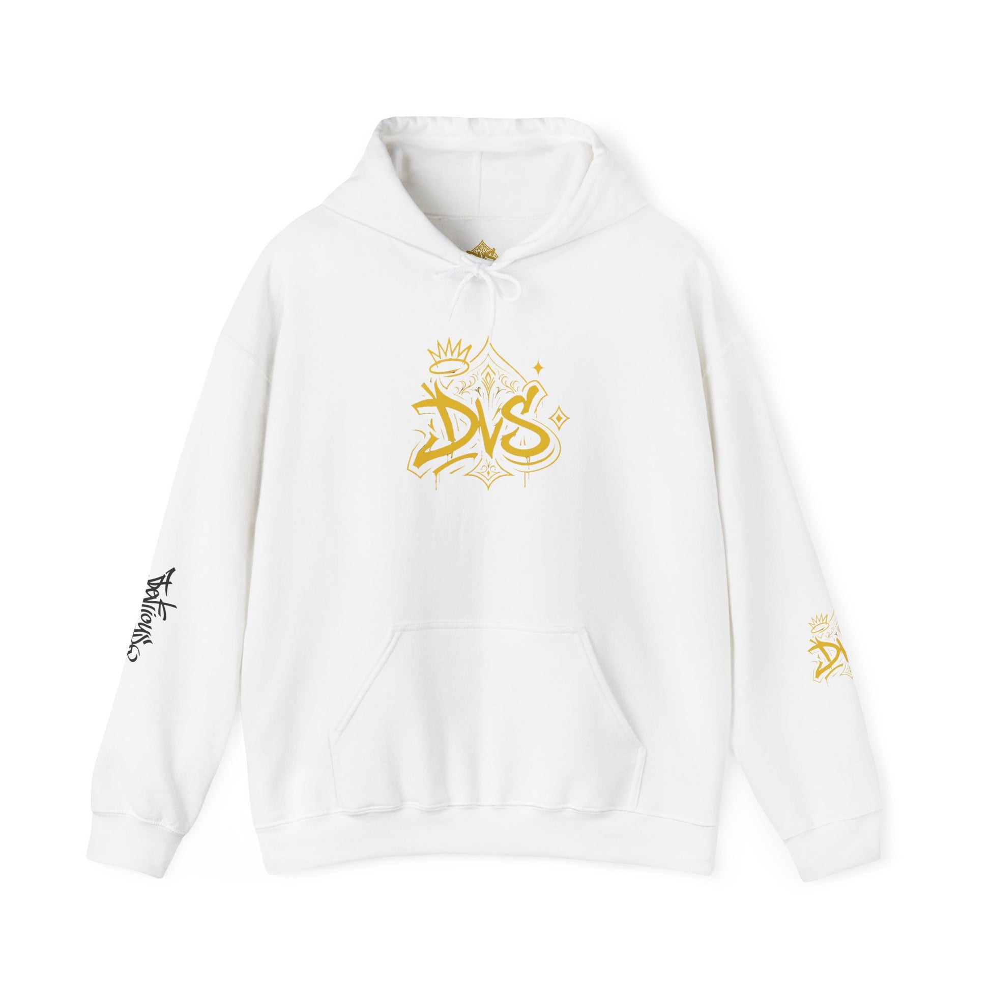 DVS Logo & Crown Graffiti Style Hoodie