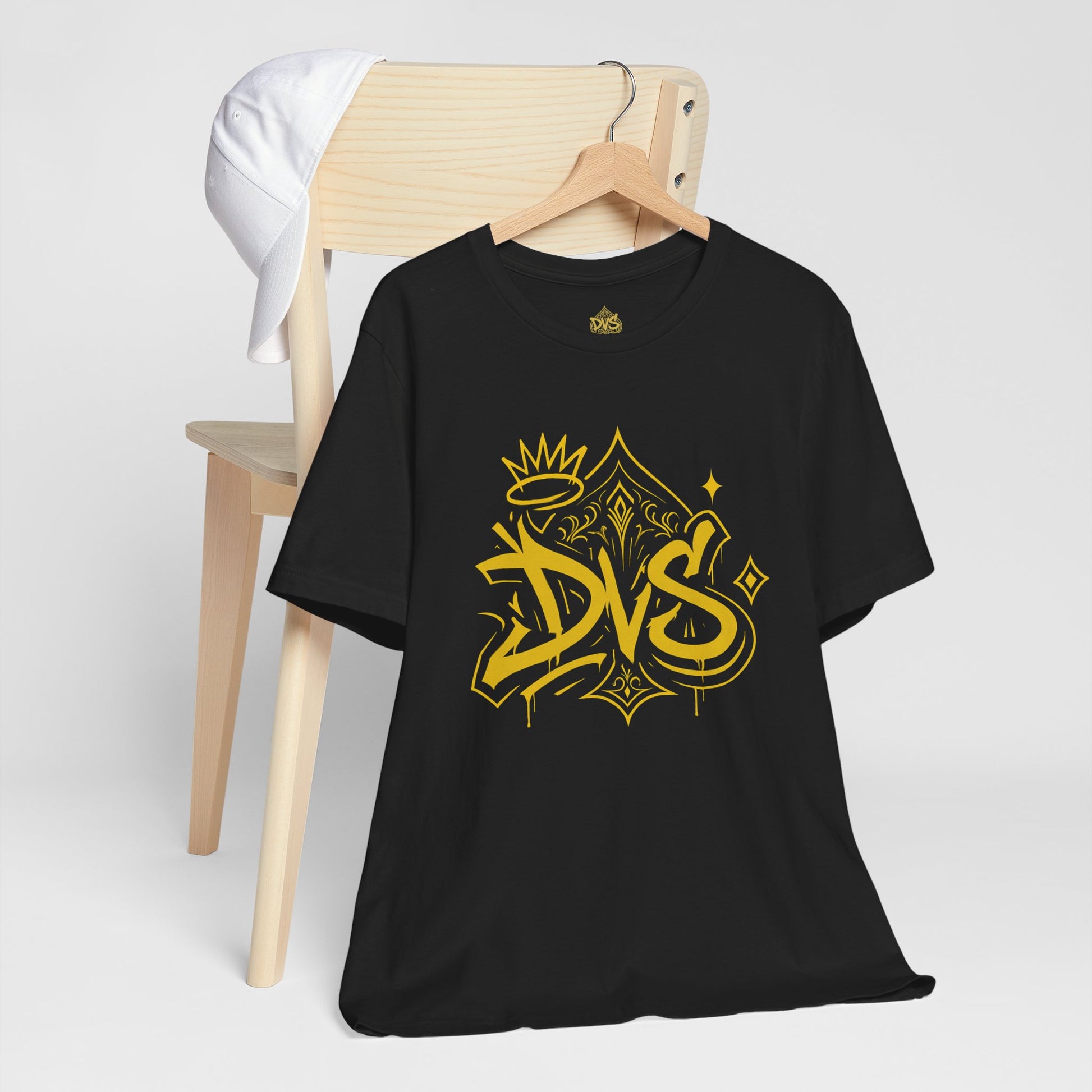 DVS Logo and Crown Graffiti Art Unisex Streetwear Graphic T-Shirt