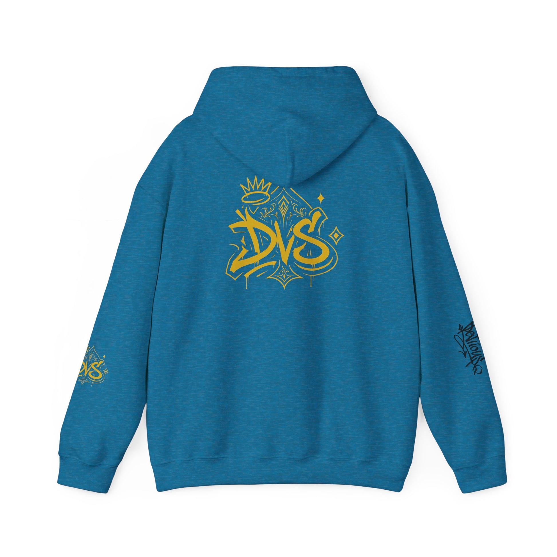 DVS Logo & Crown Graffiti Style Hoodie