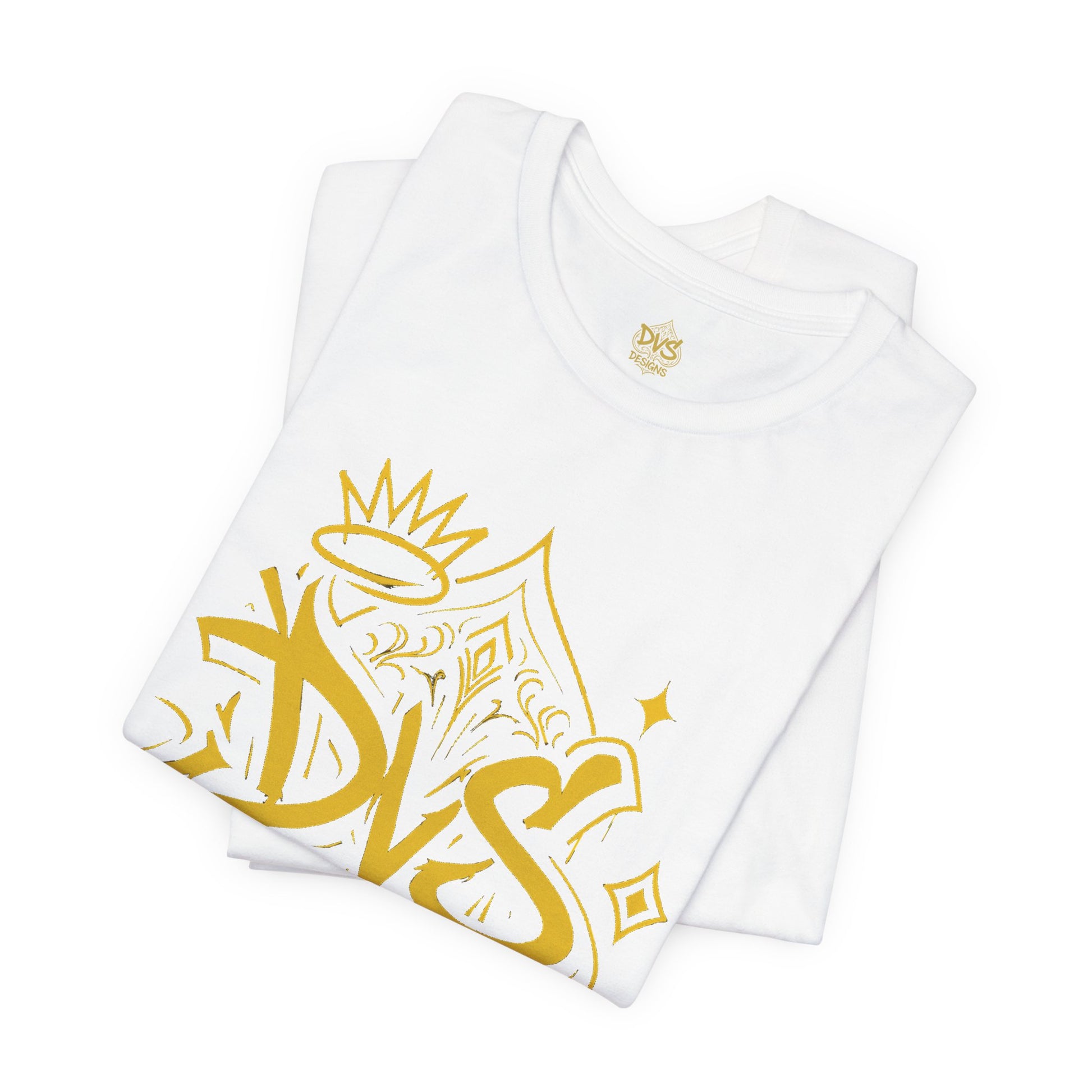 DVS Logo and Crown Graffiti Art Unisex Streetwear Graphic T-Shirt