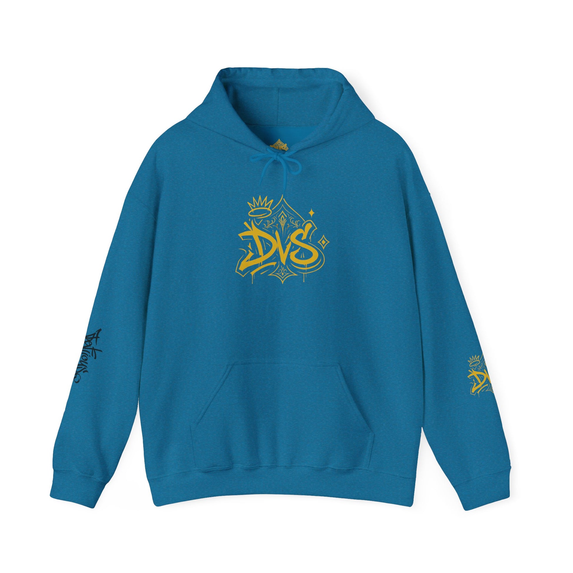 DVS Logo & Crown Graffiti Style Hoodie
