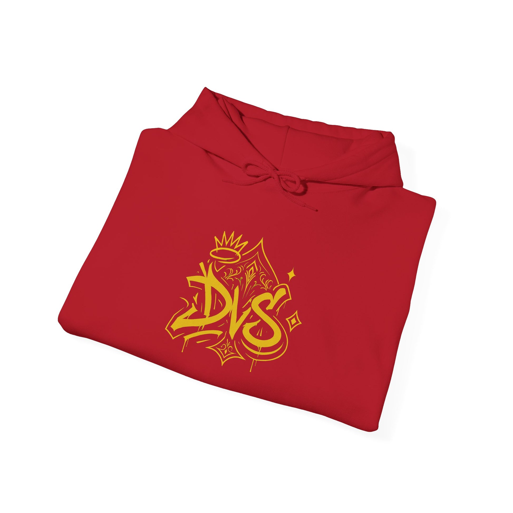DVS Logo & Crown Graffiti Style Hoodie