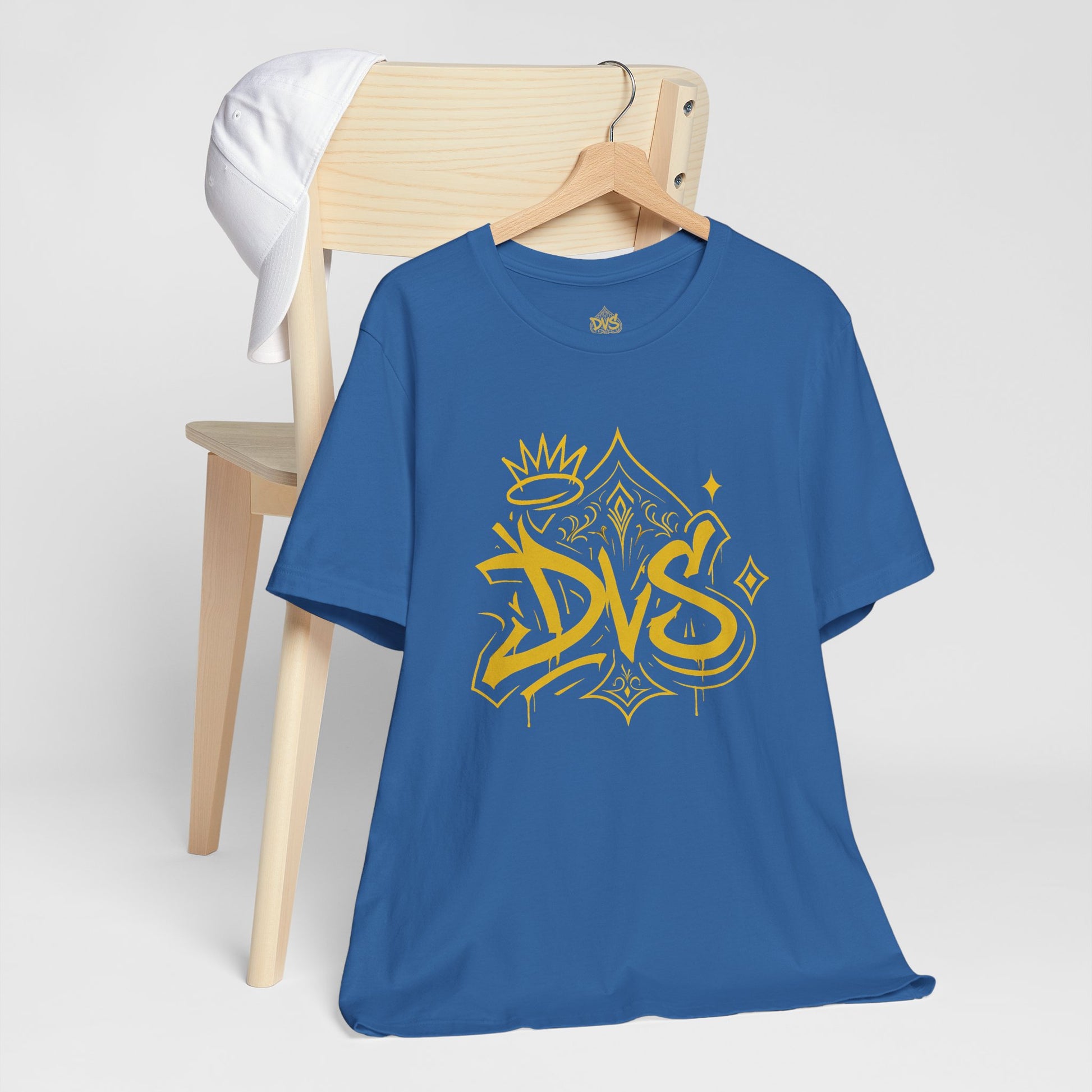 DVS Logo and Crown Graffiti Art Unisex Streetwear Graphic T-Shirt