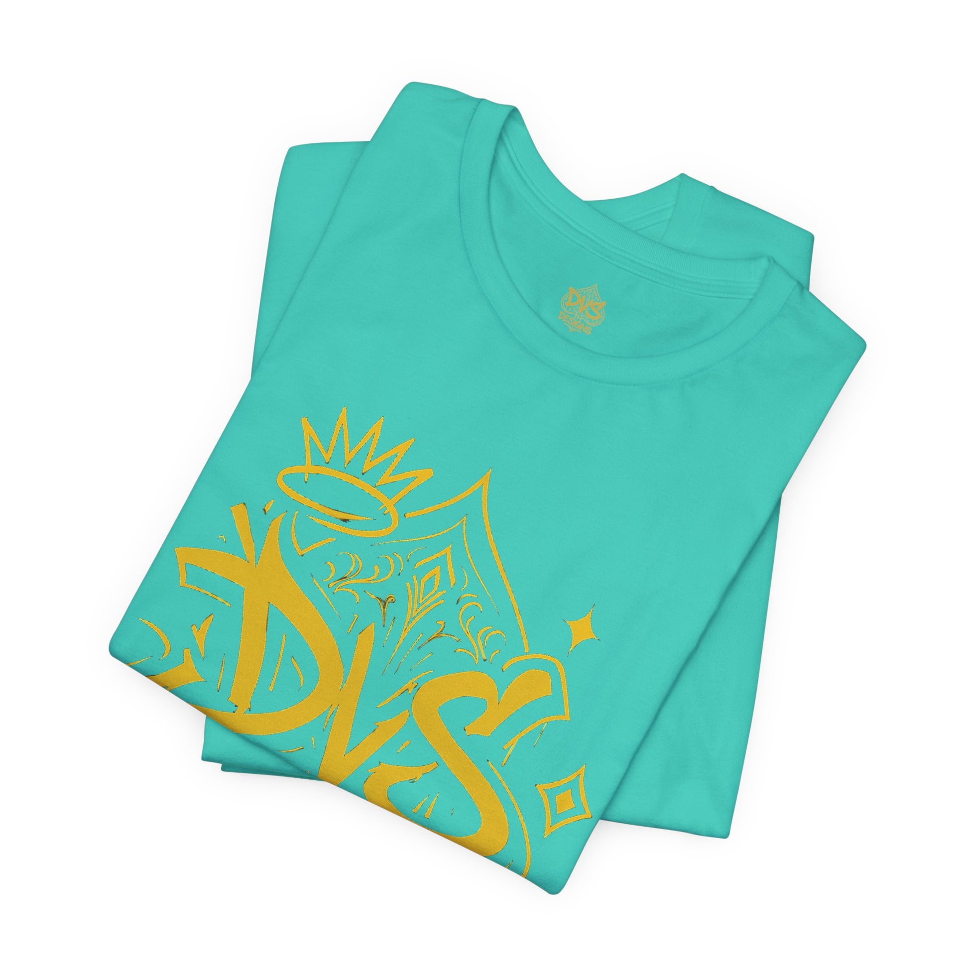 DVS Logo and Crown Graffiti Art Unisex Streetwear Graphic T-Shirt