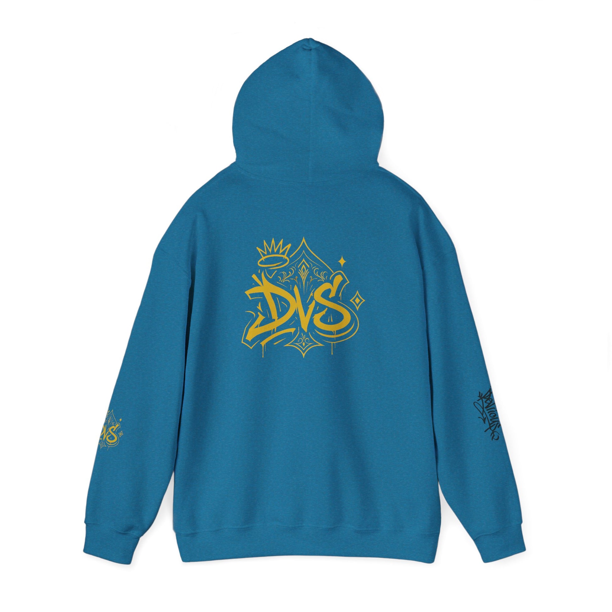 DVS Logo & Crown Graffiti Style Hoodie
