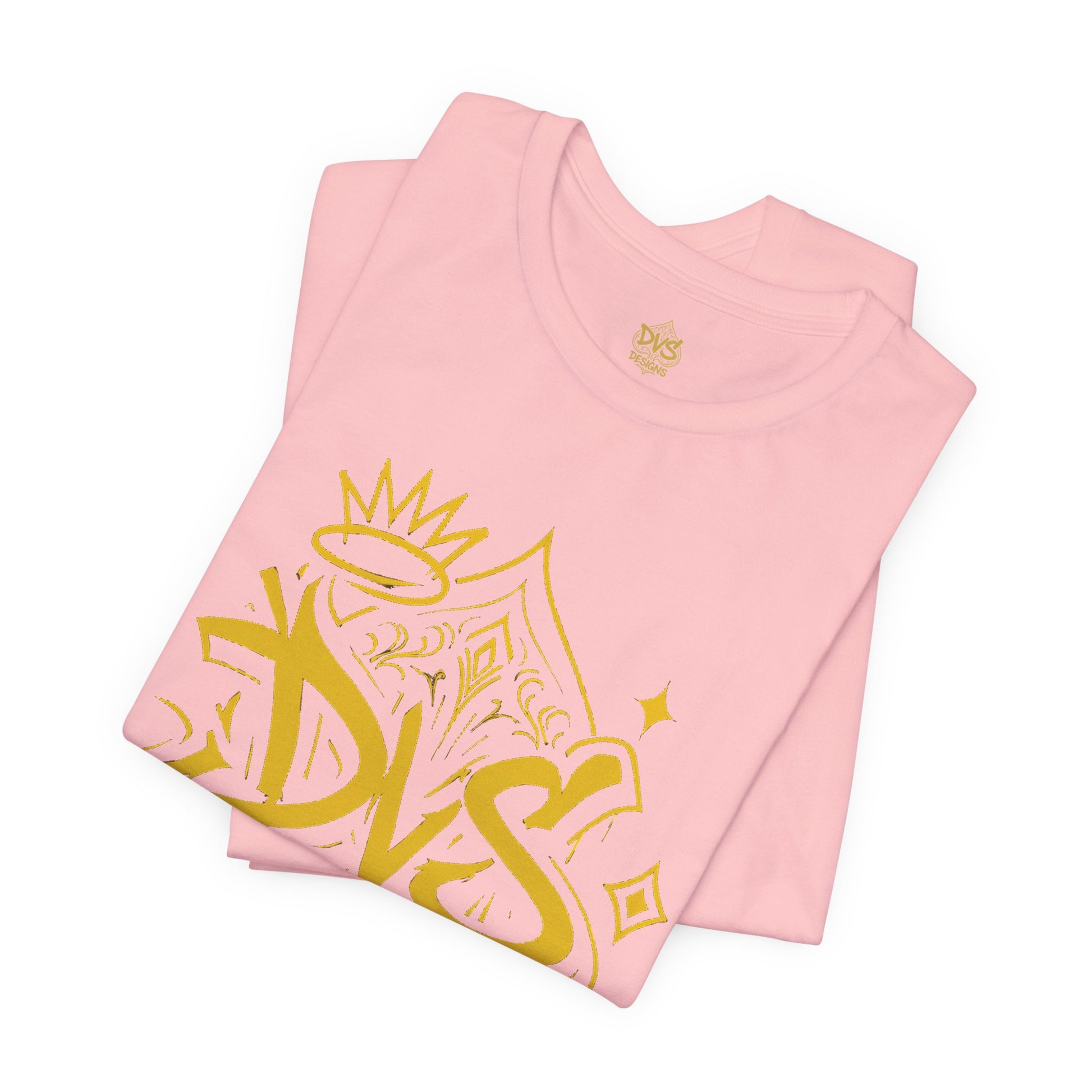 DVS Logo and Crown Graffiti Art Unisex Streetwear Graphic T-Shirt