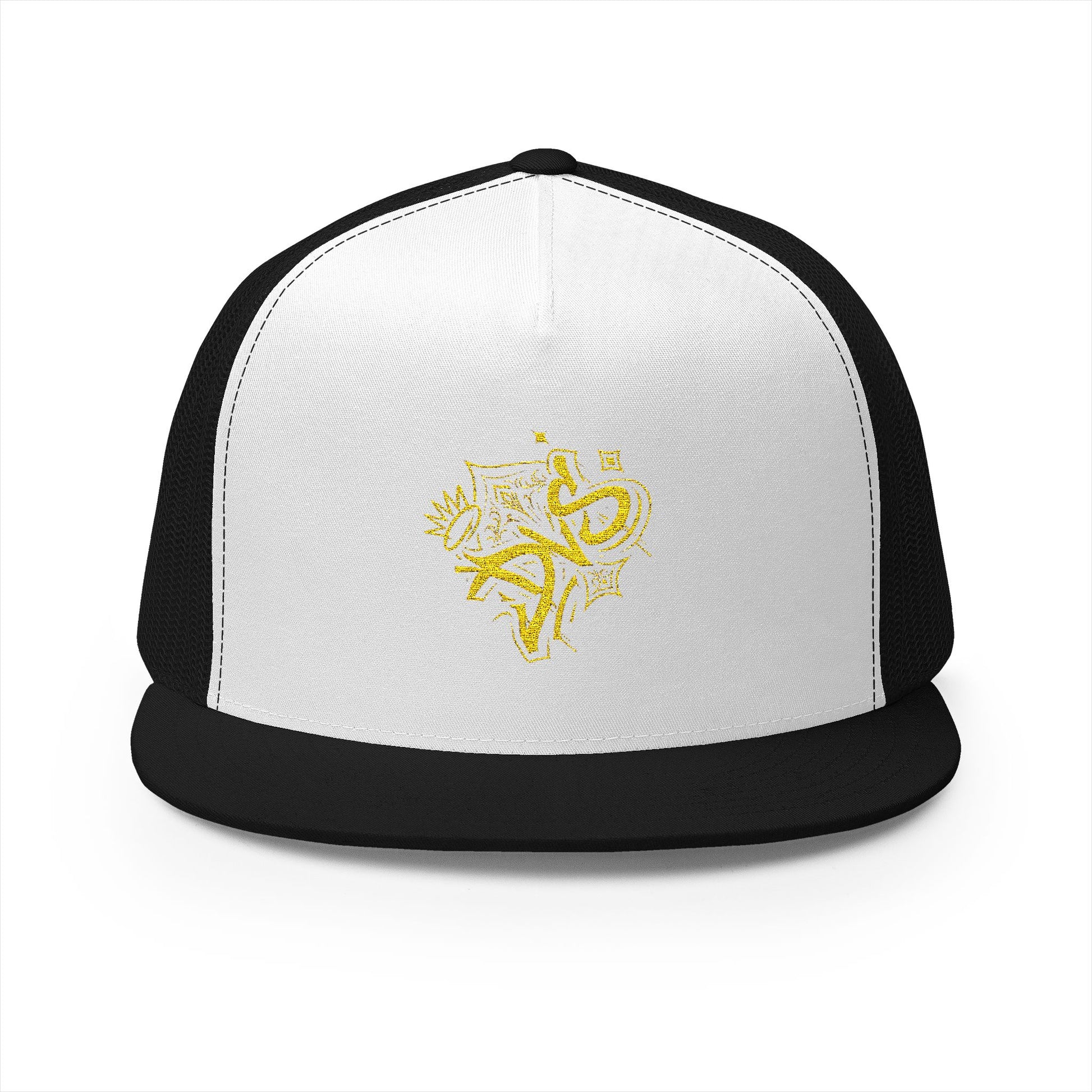 Embroidered 5 Panel Trucker Cap | Trendy Hat for Outdoor Lovers, Gift for Him/Her, Customizable Cap, Summer Style