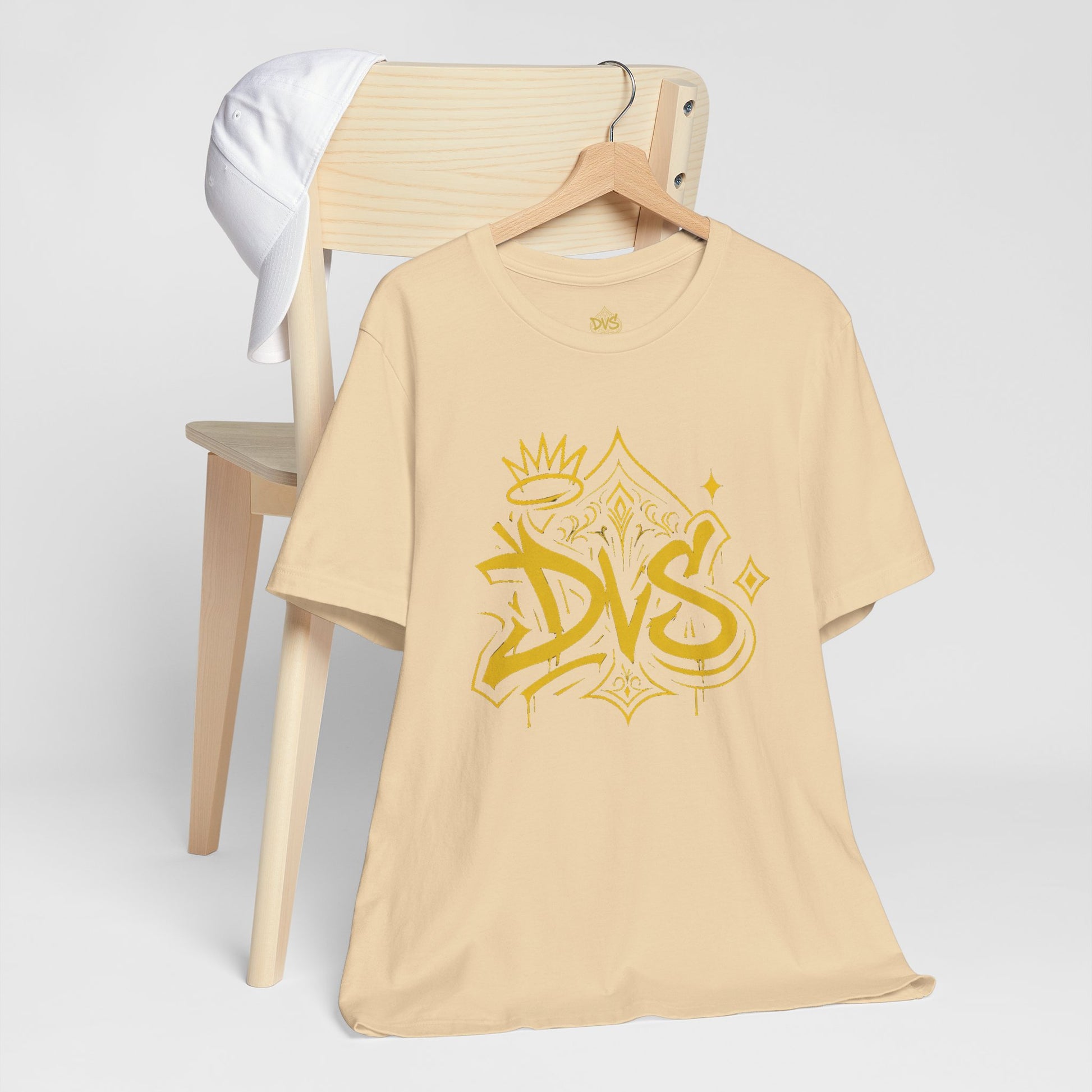 DVS Logo and Crown Graffiti Art Unisex Streetwear Graphic T-Shirt