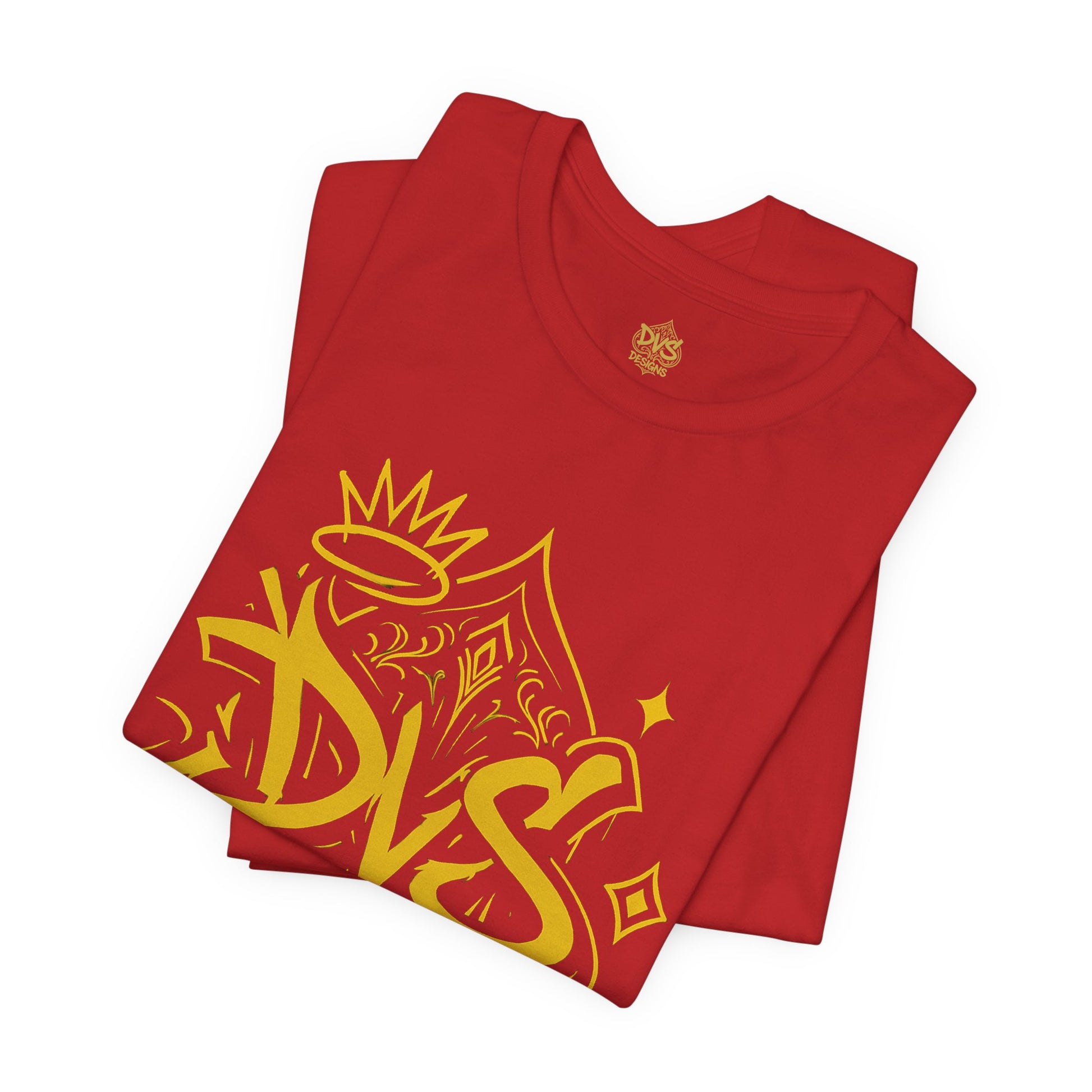 DVS Logo and Crown Graffiti Art Unisex Streetwear Graphic T-Shirt