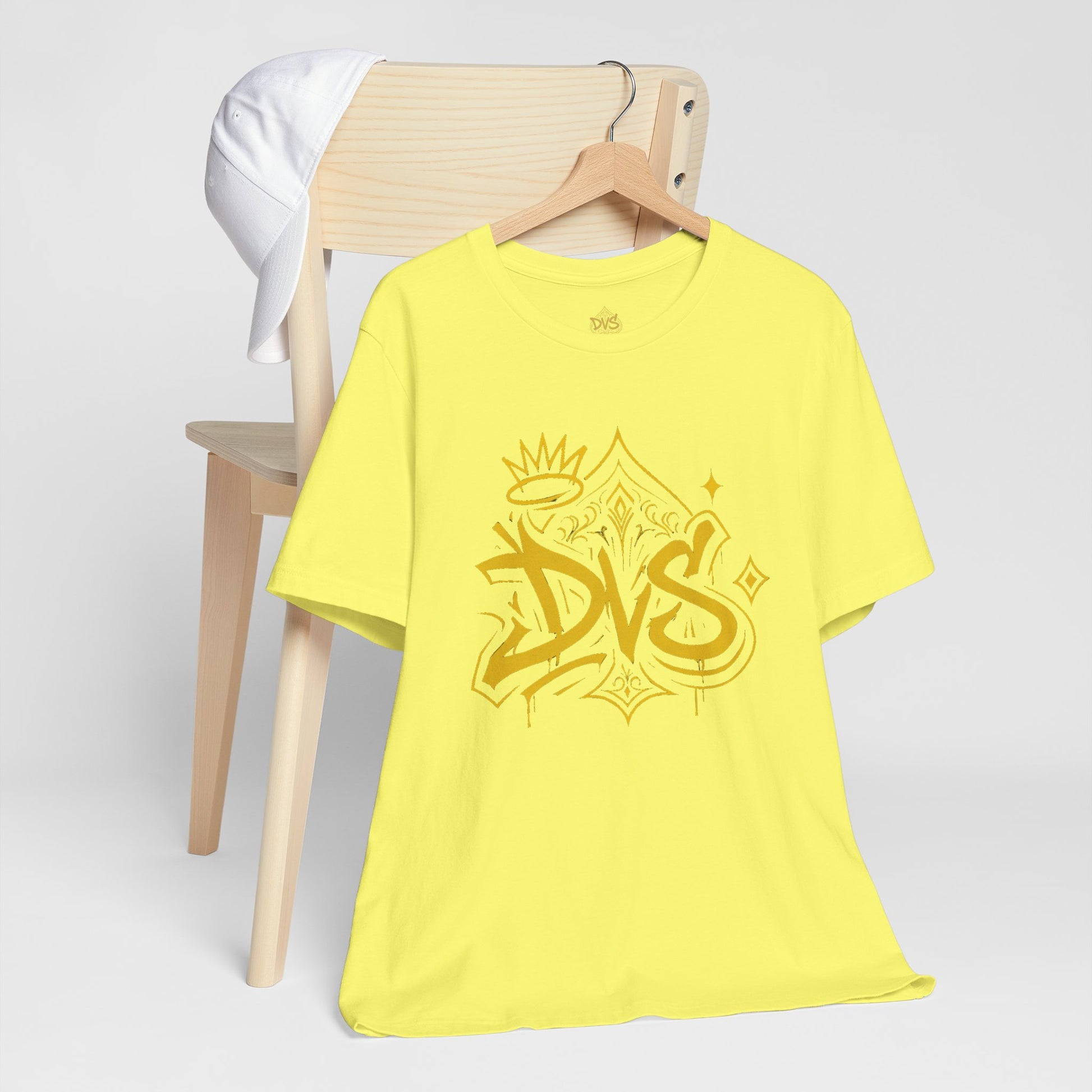 DVS Logo and Crown Graffiti Art Unisex Streetwear Graphic T-Shirt