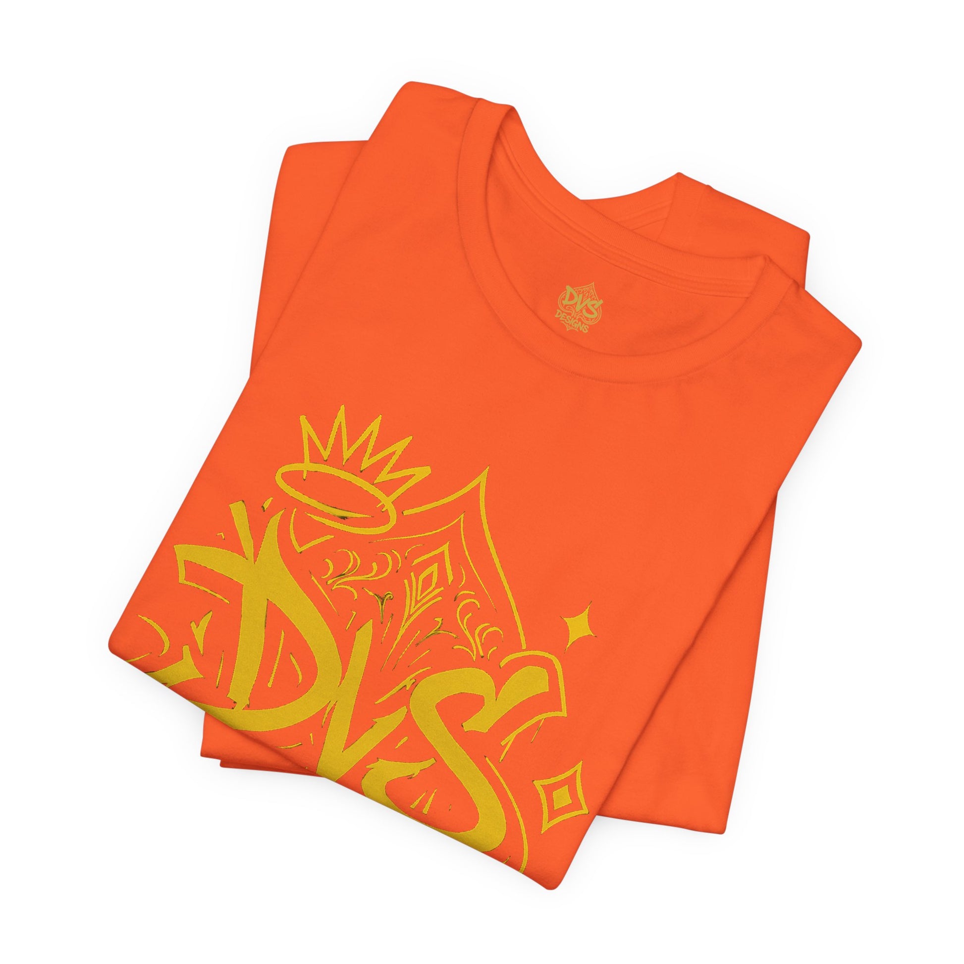 DVS Logo and Crown Graffiti Art Unisex Streetwear Graphic T-Shirt